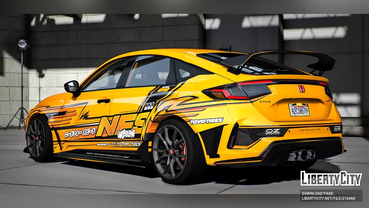 Honda Civic Type-R FL5 Kustom Animasi x NFS Unbound / GTA 5