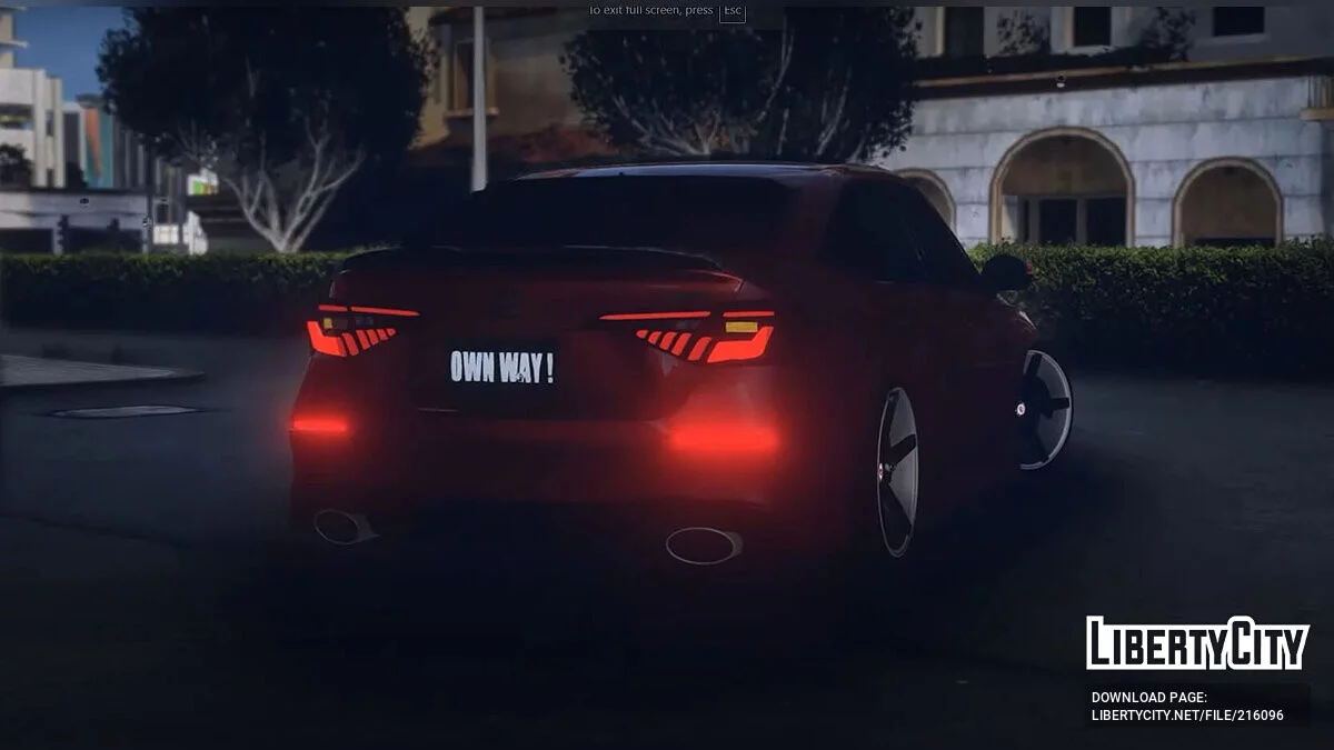 Honda Civic 11 generation v1.1 / GTA 5