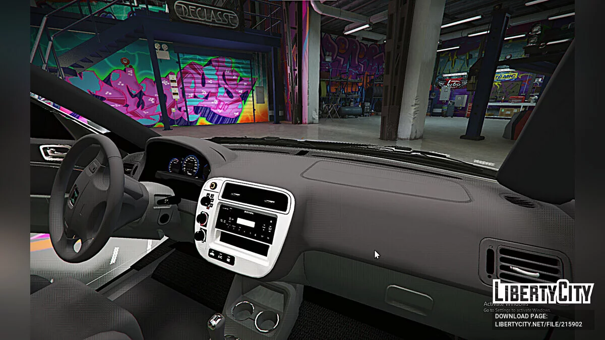 Honda Civic 2001-2004 Cat eye v1.0 / GTA 5