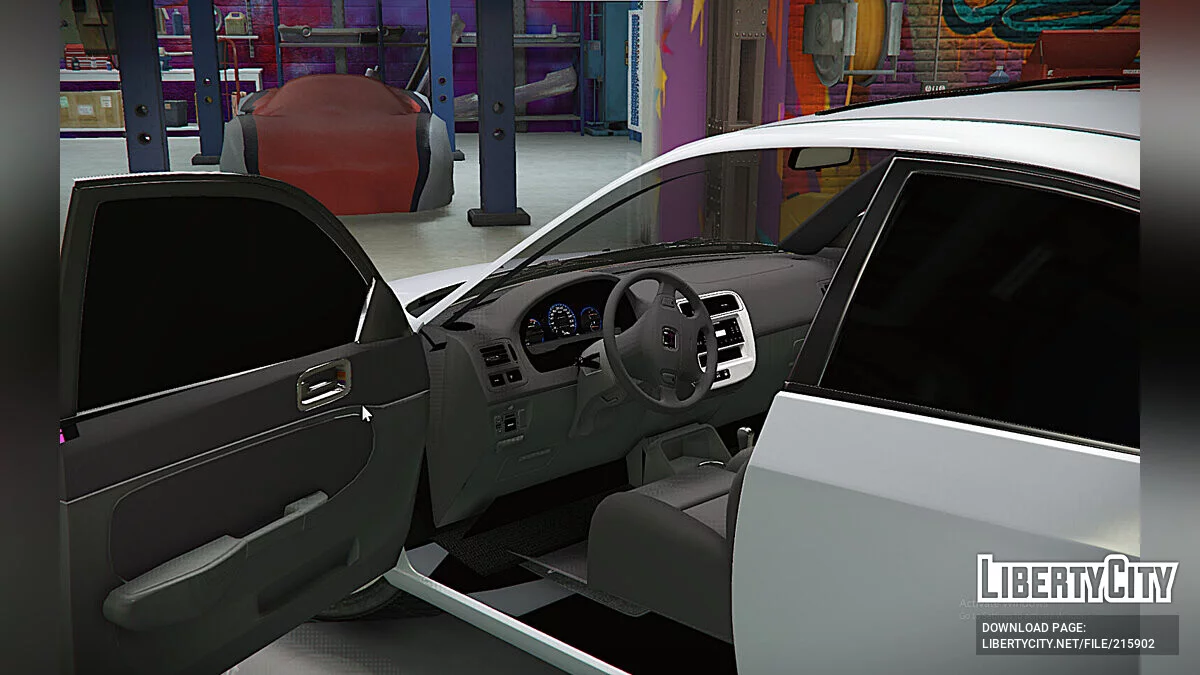 Honda Civic 2001-2004 Cat eye v1.0 / GTA 5