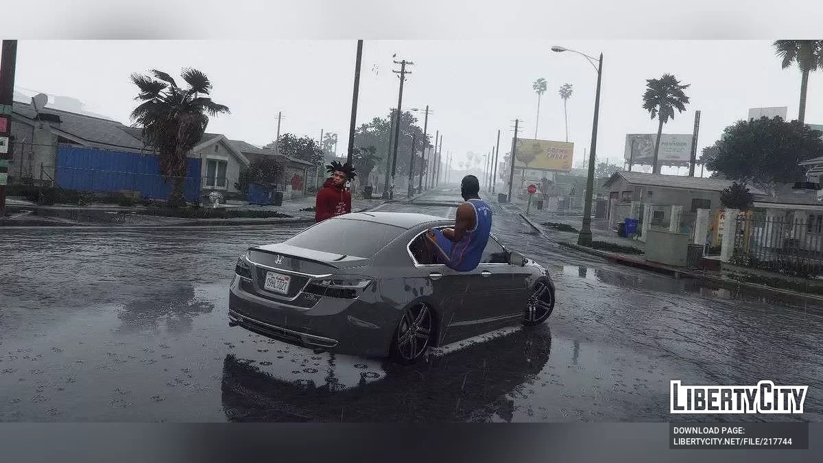 Honda Accord 2017 6 Asientos Corredizos / GTA 5