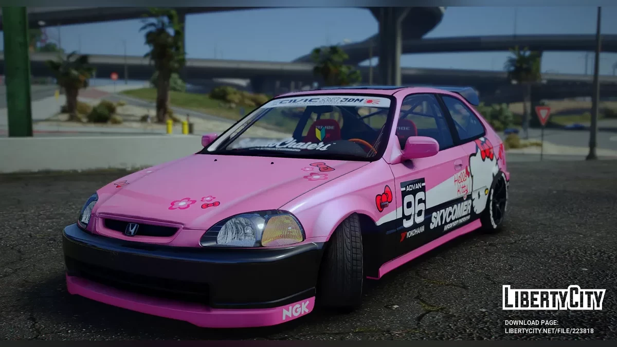 Honda Civic Hello Kitty / GTA 5