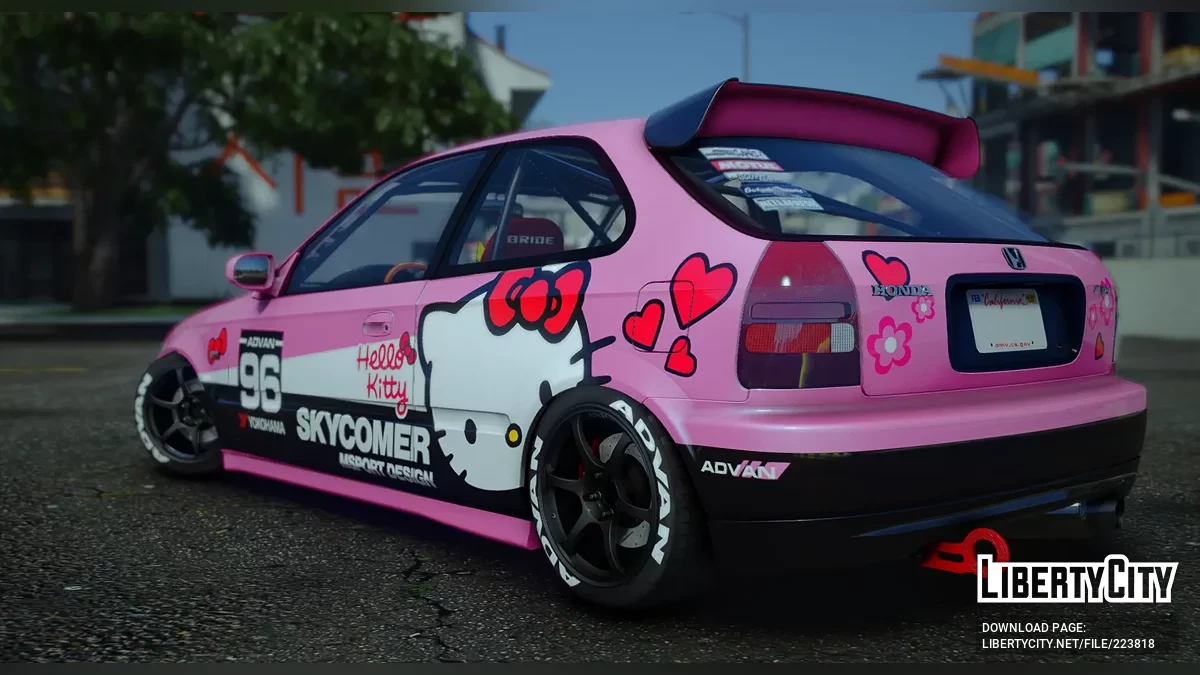 Honda Civic Hello Kitty / GTA 5