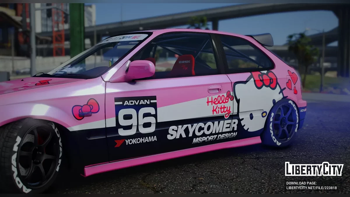 Honda Civic Hello Kitty / GTA 5