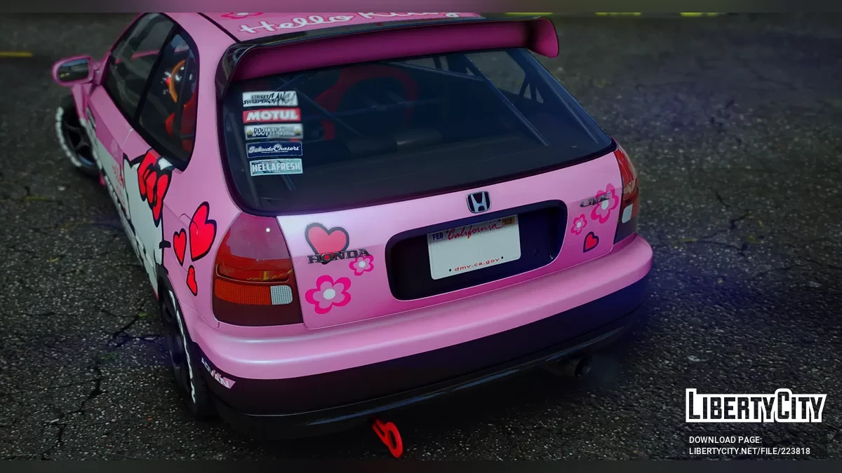 Honda Civic Hello Kitty / GTA 5