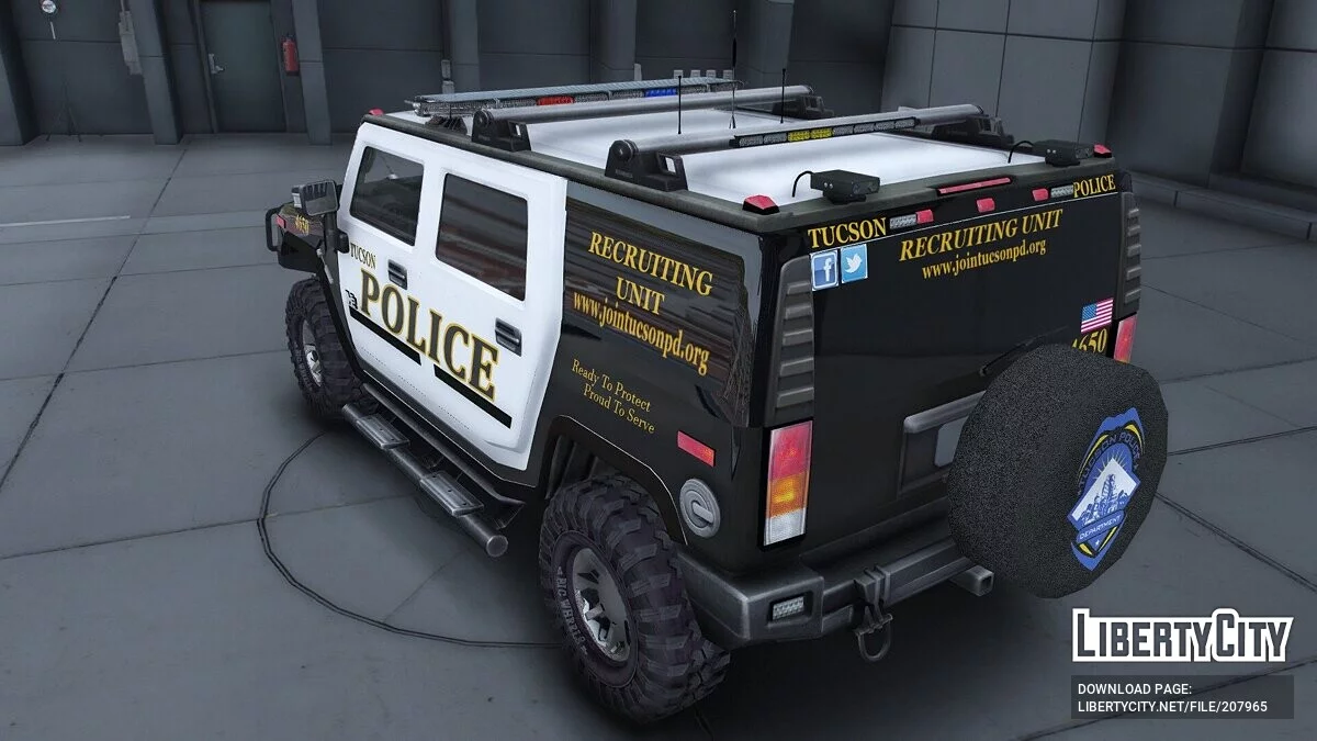 Hummer H2 Police / GTA 5