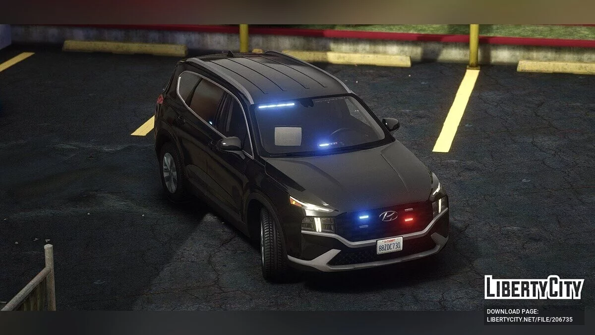2023 Hyundai Santafe Unmarked v1.1.0 / GTA 5