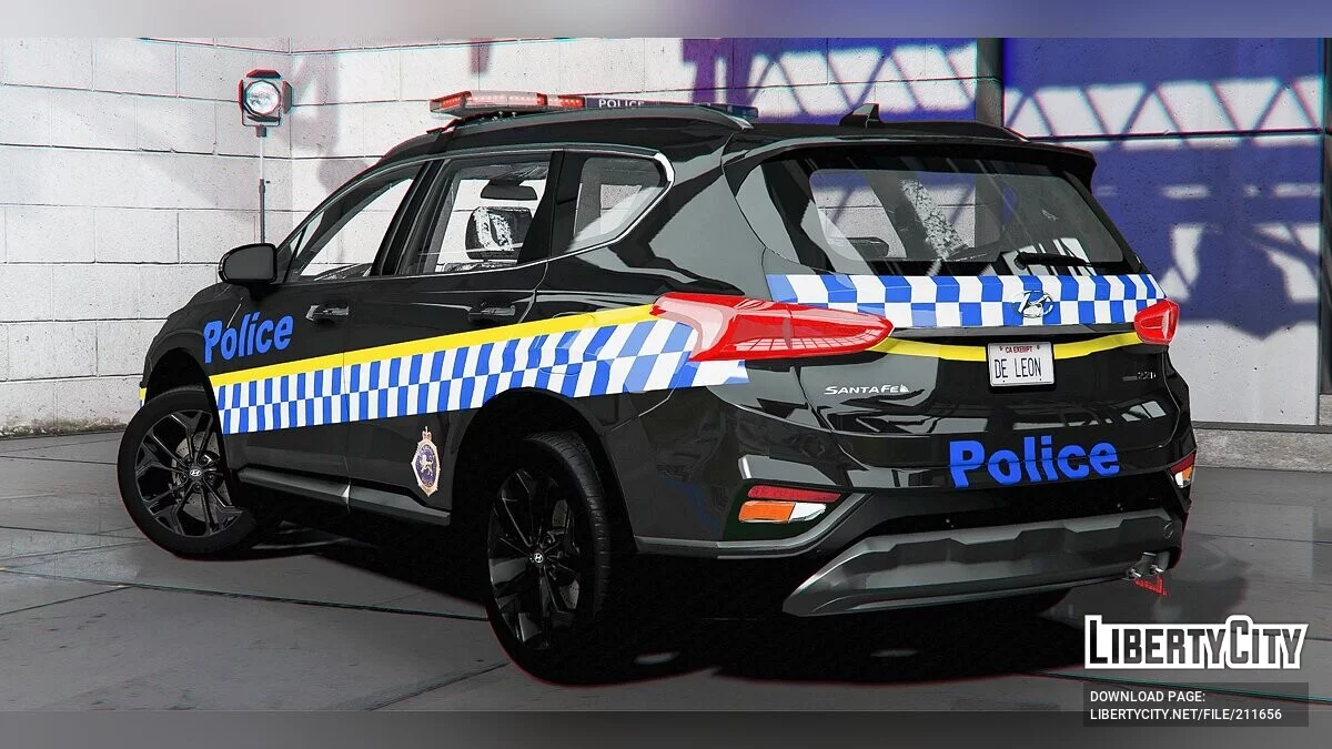 Hyundai SantaFE Police 2019 / GTA 5