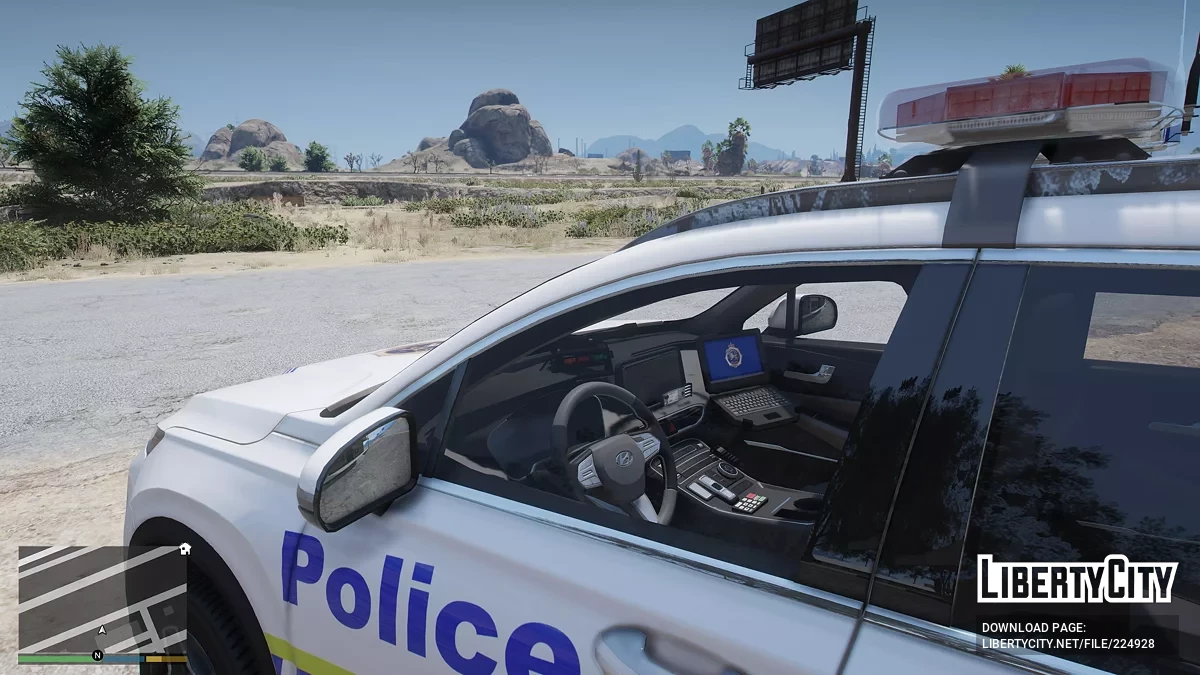 2023 Hyundai Santa Fe Polícia de Tasmania - Deveres Gerais / GTA 5
