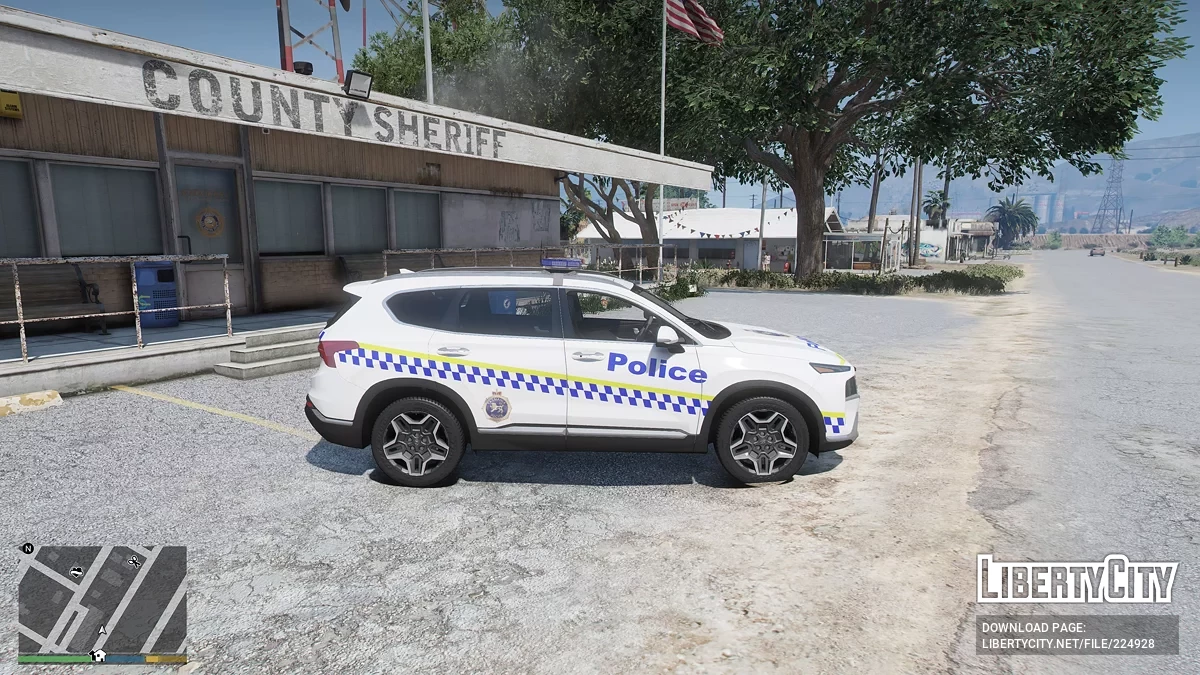 2023 Hyundai Santa Fe Polícia de Tasmania - Deveres Gerais / GTA 5
