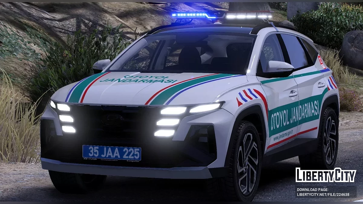 2025 Hyundai Tucson Patrulha Rodoviária / GTA 5