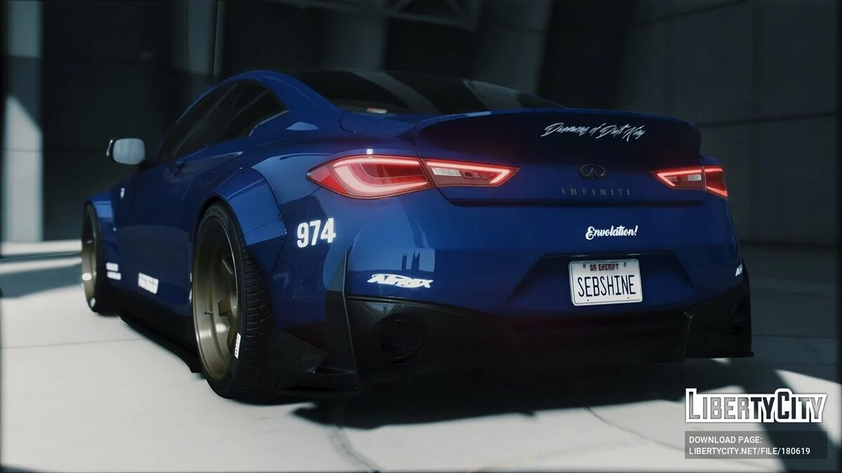 Infiniti Q60 Proyek Black S / GTA 5