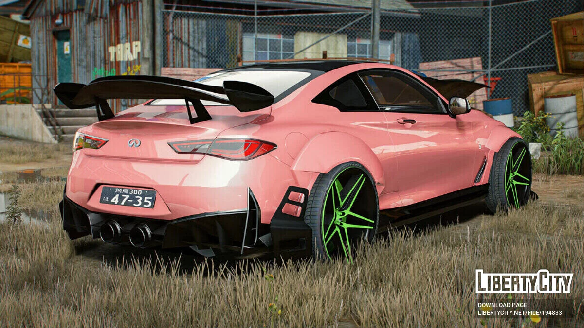 Infinity Q60 Widebody Exposed Carbon Interior / GTA 5