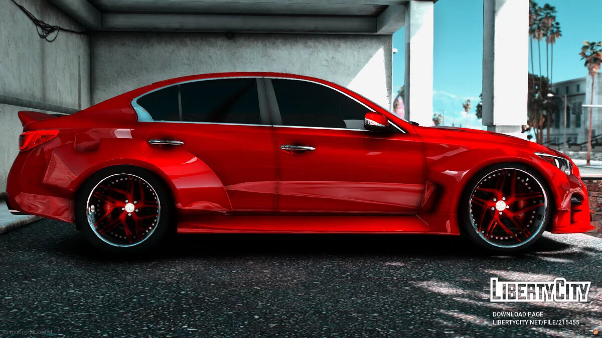 2023 Infinity Q50 Red Sport Widebody TUNED 800HP GTR Nismo Swap / GTA 5