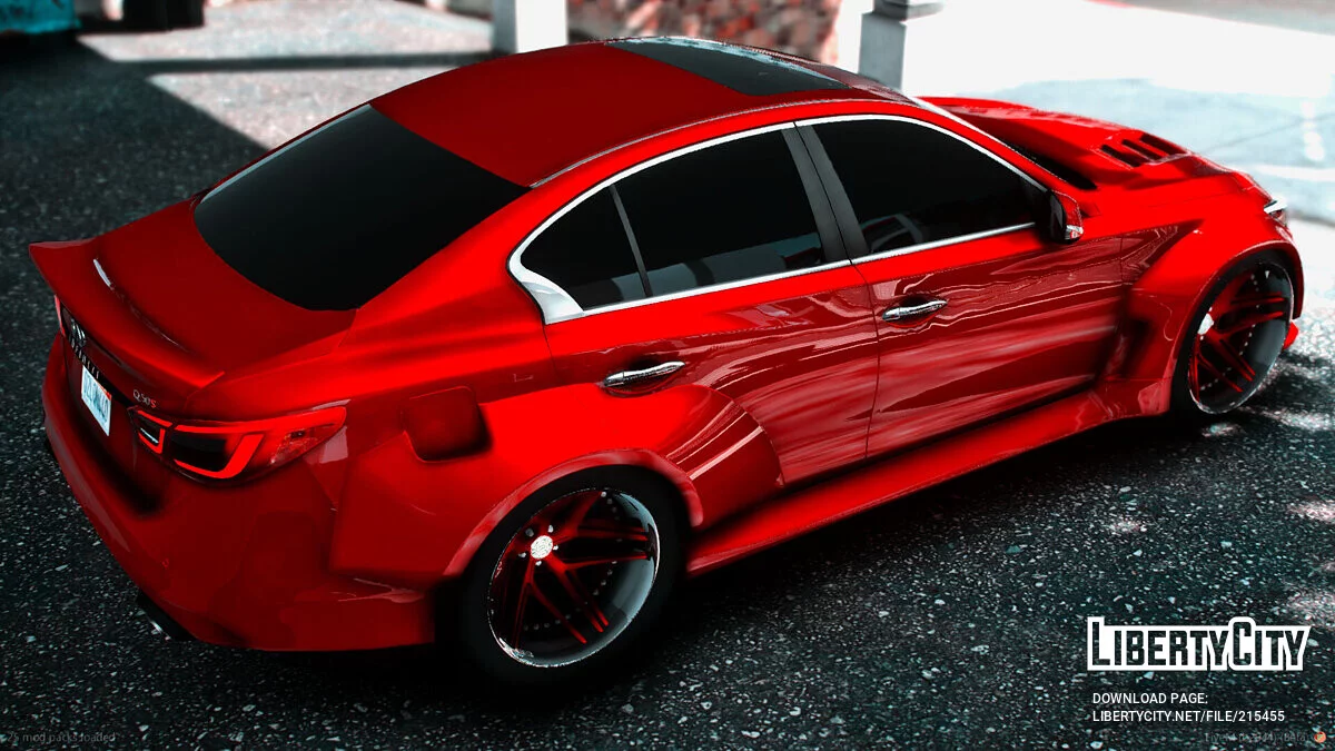 2023 Infinity Q50 Red Sport Widebody TUNED 800HP GTR Nismo Swap / GTA 5