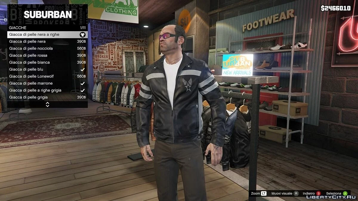 Veste Avirex pour Trevor / GTA 5