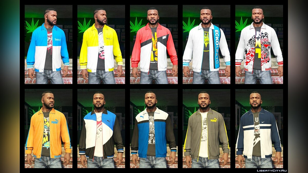 Download Franklin BIG Clothes Pack for GTA 5