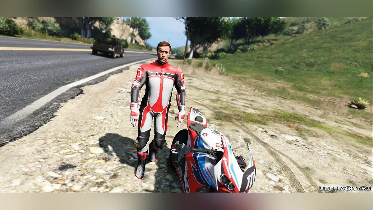 Bikers Racing Suit [Add-On Ped] / GTA 5
