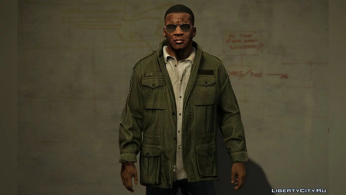 Mafia 3 Inspirierte Veteranenjacke für Franklin / GTA 5