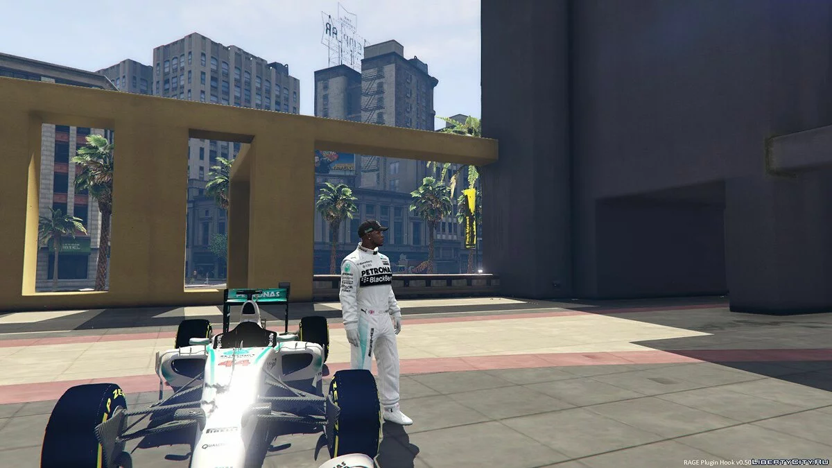 Lewis Hamilton Racing Suit 1.0 / GTA 5