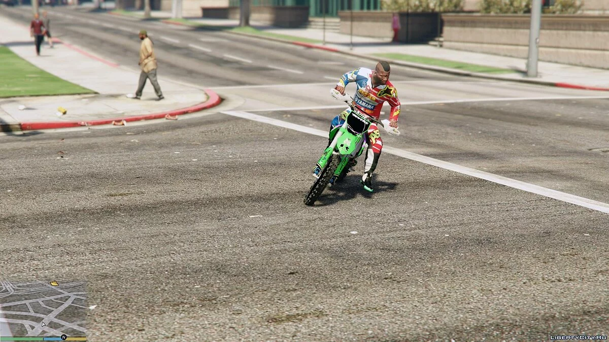 Мотогоночний костюм Alpinestars Justin Barcia 2015 для MXON для Франкліна / GTA 5