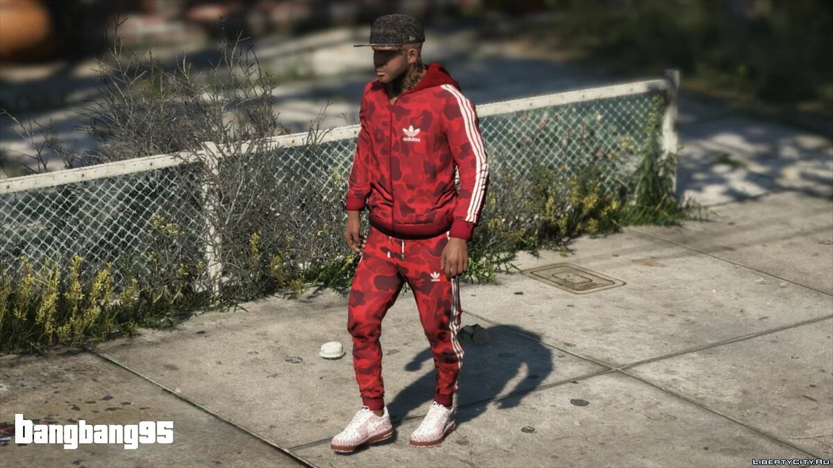 BAPE ADIDAS迷彩运动服 - 弗兰克林2.0 / GTA 5