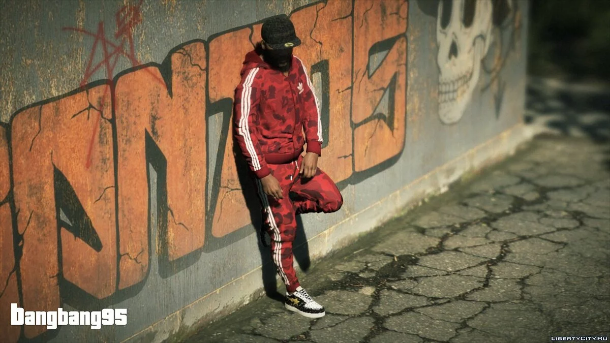 BAPE ADIDAS迷彩运动服 - 弗兰克林2.0 / GTA 5