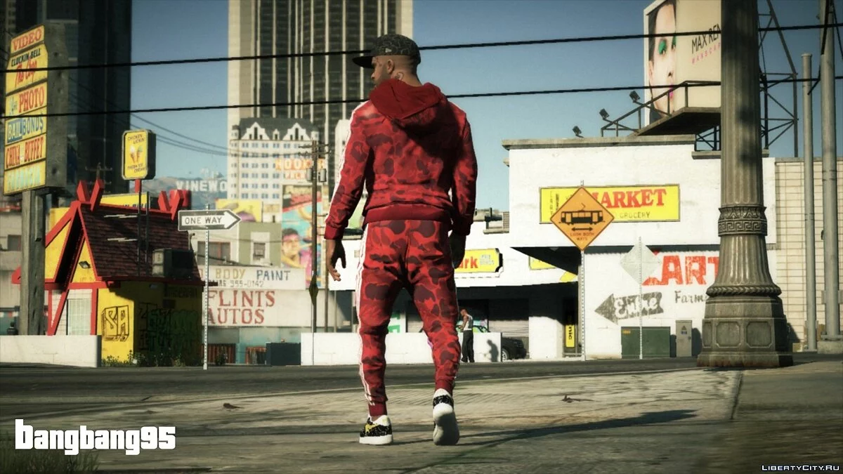 BAPE ADIDAS迷彩运动服 - 弗兰克林2.0 / GTA 5