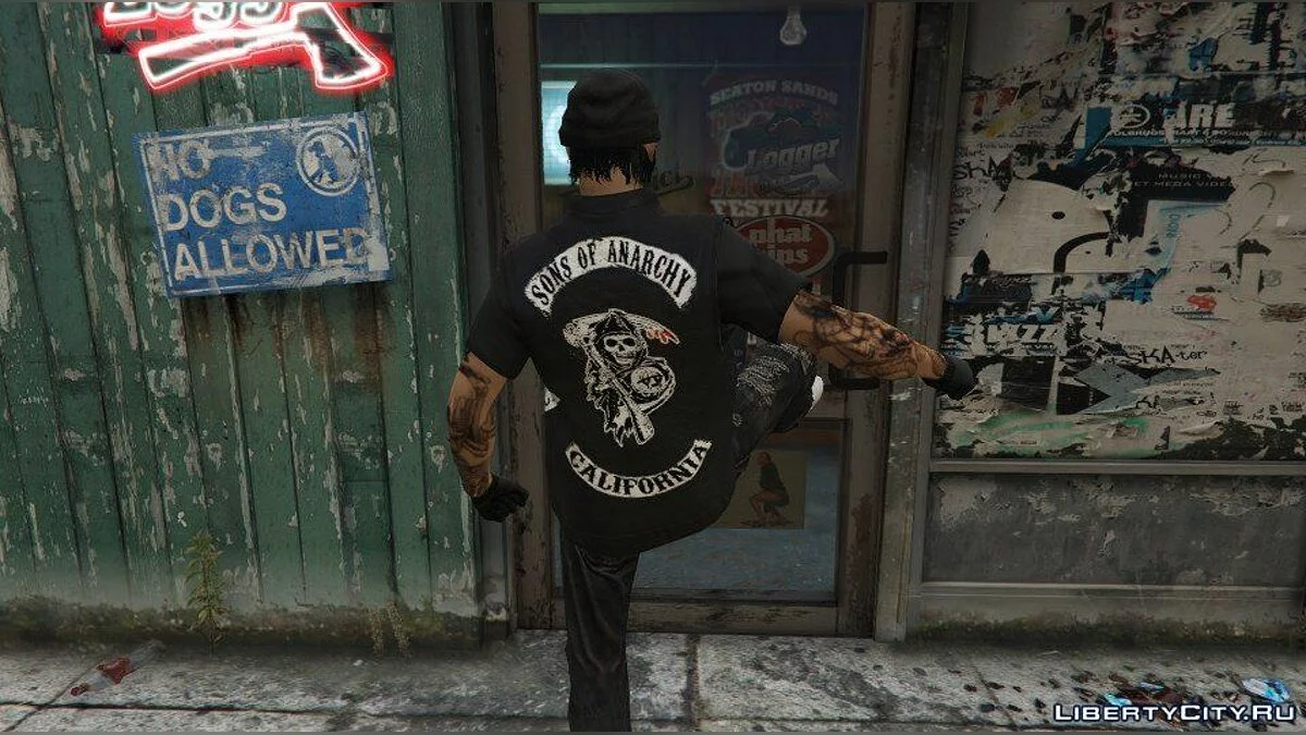 Gilet sons of anarchy / GTA 5