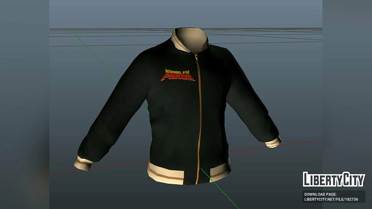 Chaqueta de Kung Fu Panda para MP Male / GTA 5