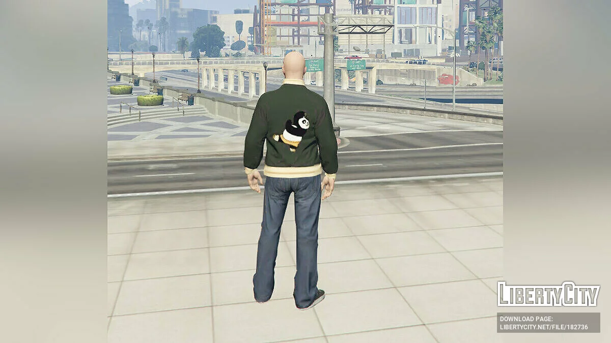 Chaqueta de Kung Fu Panda para MP Male / GTA 5