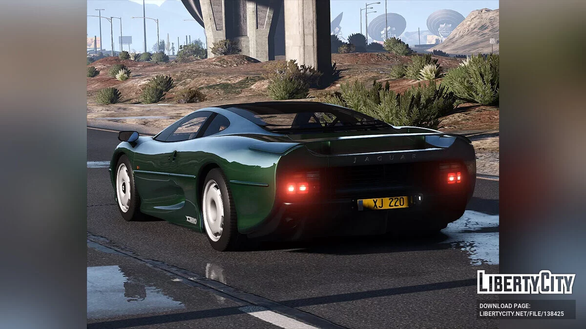 1992 Jaguar XJ220 [Add-On | VehFuncsV | Extras | Template] Reworked 1.0 / GTA 5