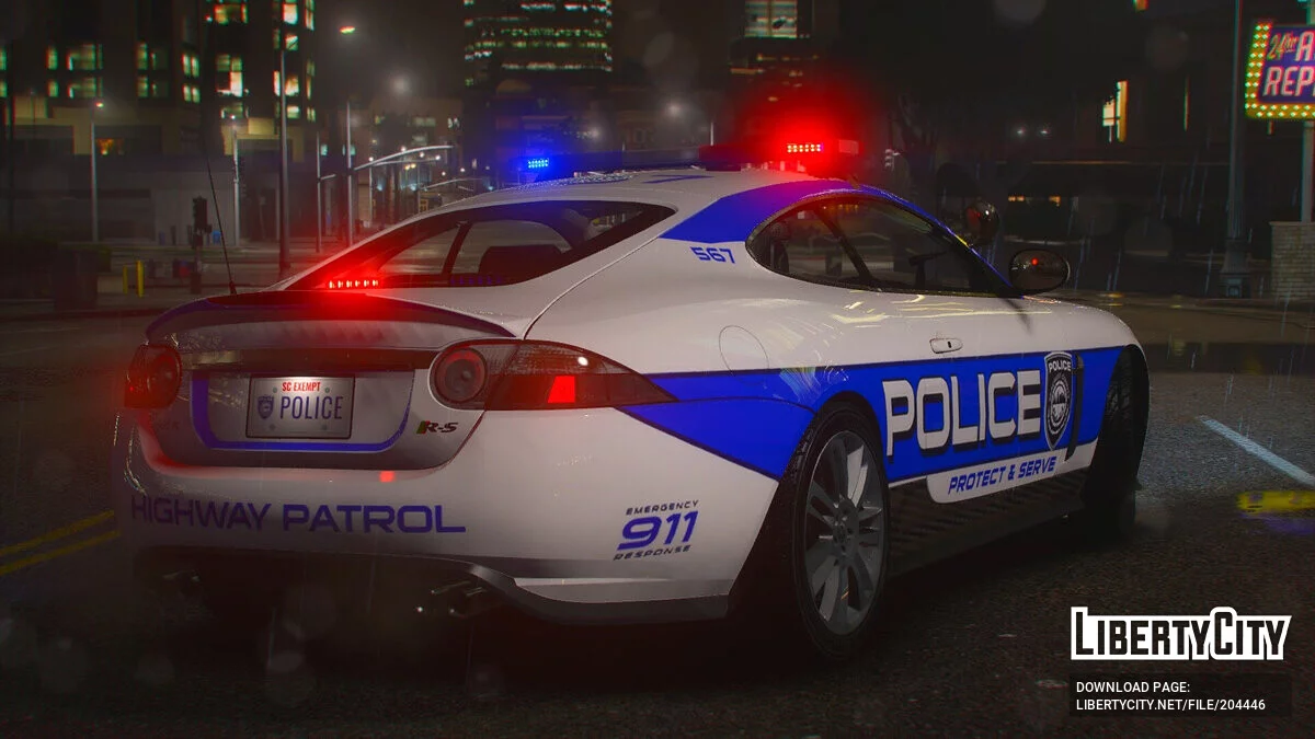 2009 Jaguar XKR SCPD v1.0 / GTA 5