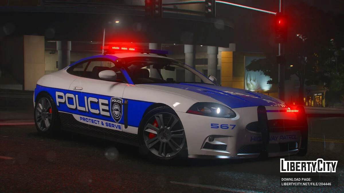 2009 Jaguar XKR SCPD v1.0 / GTA 5