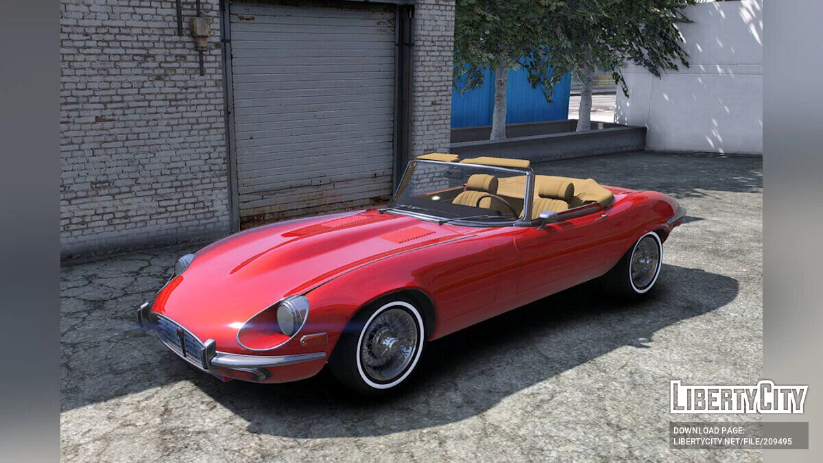 1971 Jaguar E-Type S2C Convertible v1.0 / GTA 5