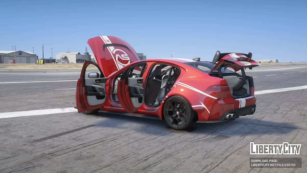Jaguar XE SV Proje 8 v1.0 / GTA 5