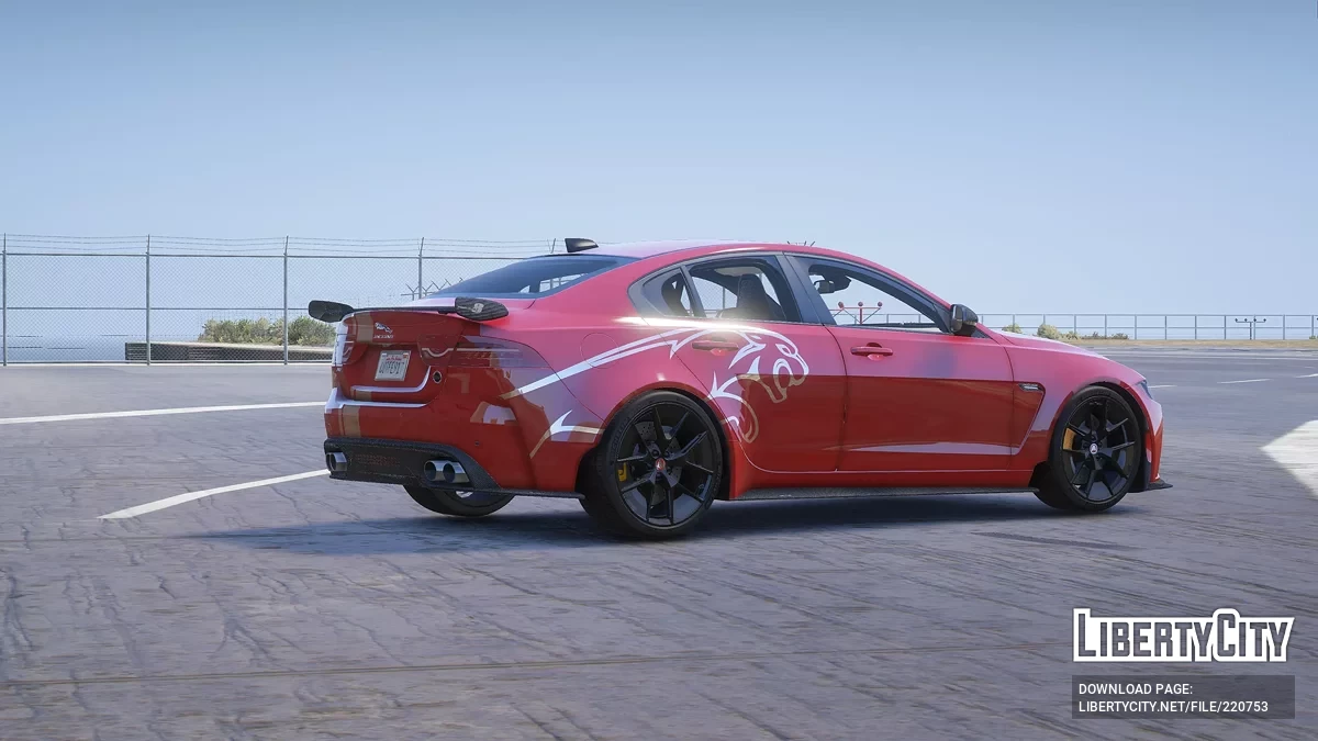 Jaguar XE SV Proje 8 v1.0 / GTA 5