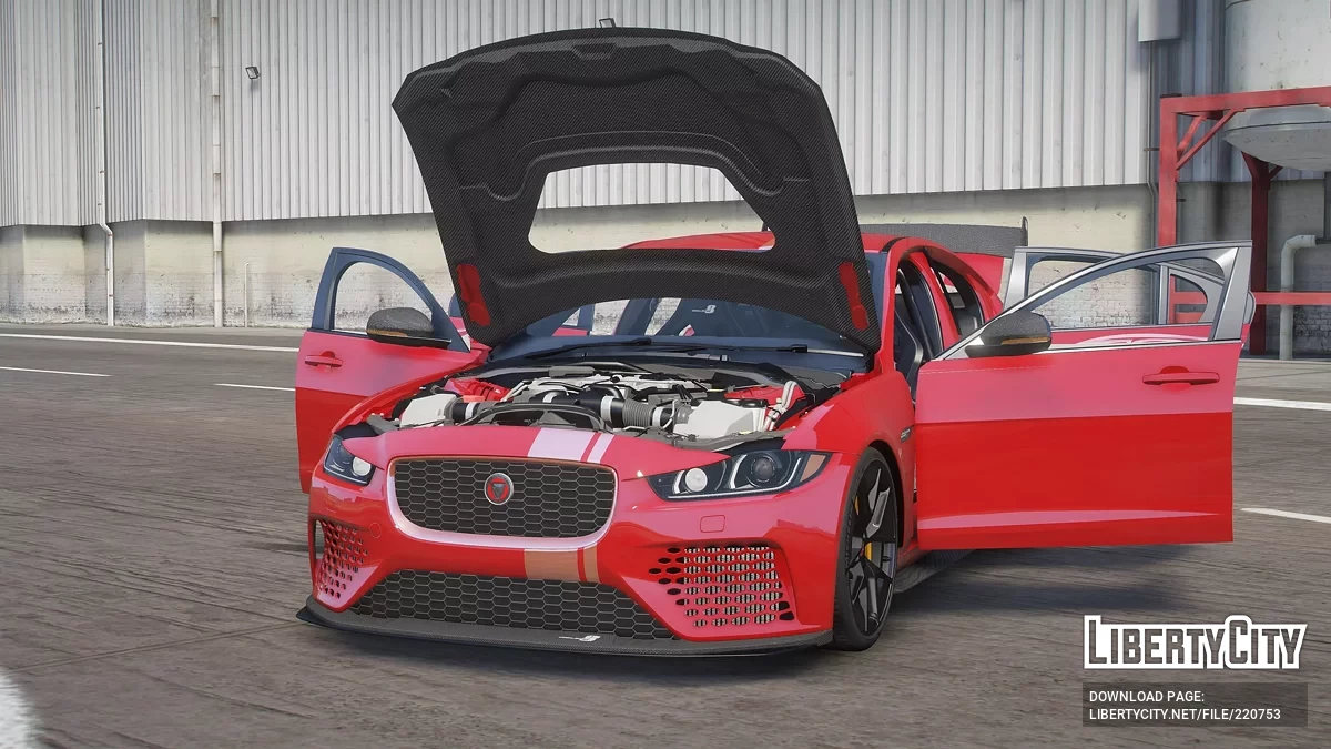 Jaguar XE SV Proje 8 v1.0 / GTA 5