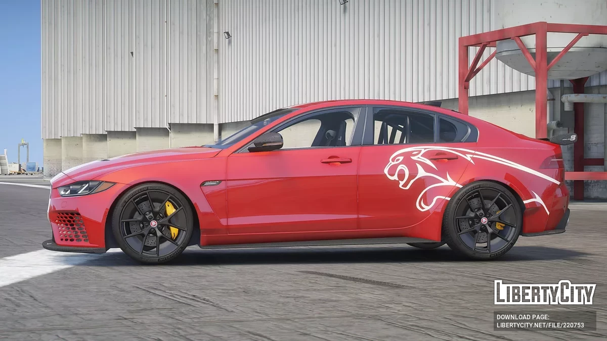 Jaguar XE SV Proje 8 v1.0 / GTA 5
