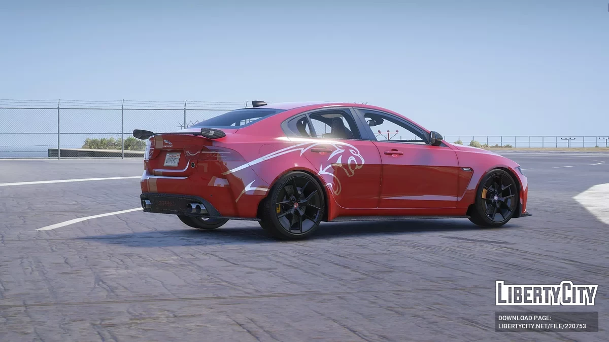 Jaguar XE SV Proje 8 v1.0 / GTA 5