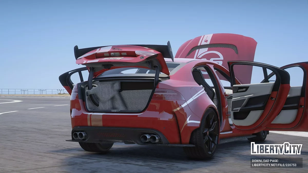 Jaguar XE SV Proje 8 v1.0 / GTA 5