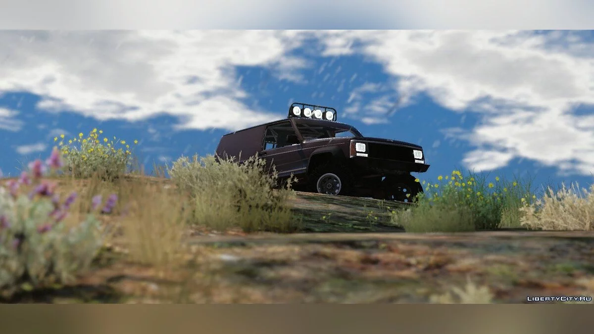 Jeep Cherokee Sport 1984 Off Road 4x4 [Replace | 10 Extras | Unlocked] 1.0 / GTA 5