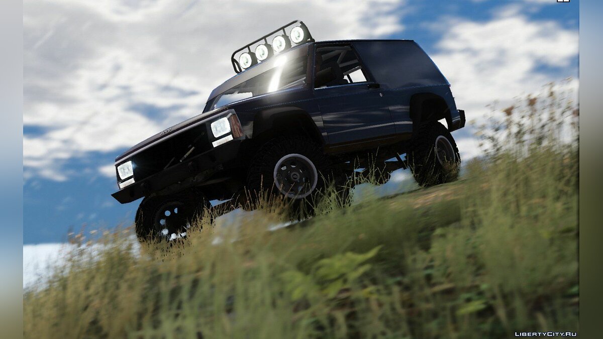 Jeep Cherokee Sport 1984 Off Road 4x4 [Add-On / Replace | Tuning | 10 Extras | Unlocked] 1.4 для GTA 5