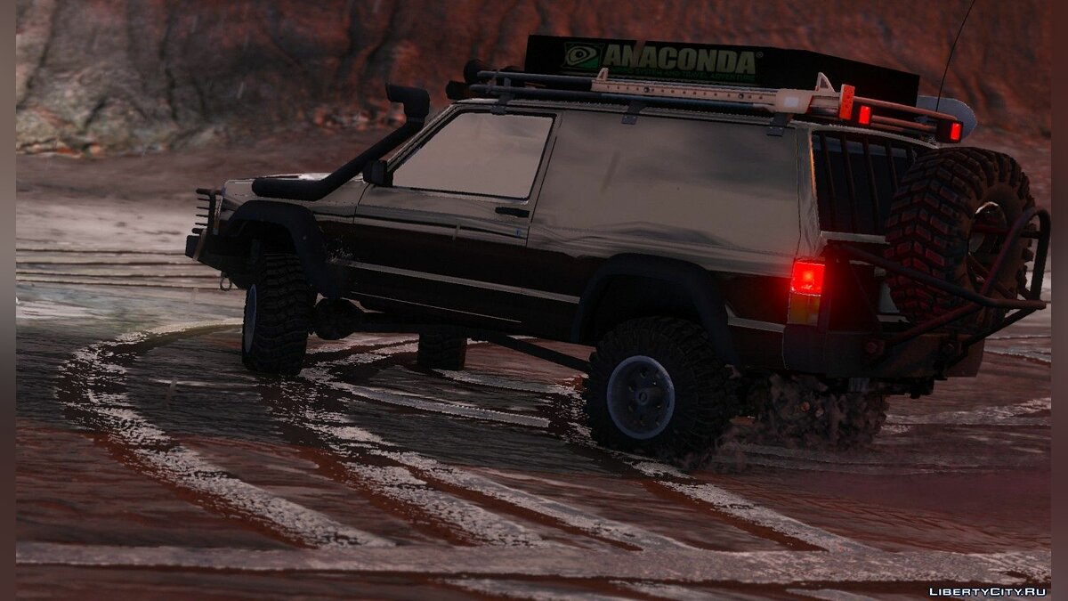 Jeep Cherokee Sport 1984 Off Road 4x4 [Add-On / Replace | Tuning | 10 Extras | Unlocked] 1.4 для GTA 5