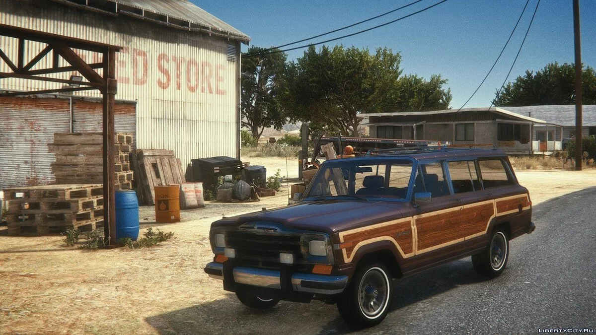 1991 Jeep Grand Wagoneer [Add-On | Extras | LODs] 1.1 / GTA 5