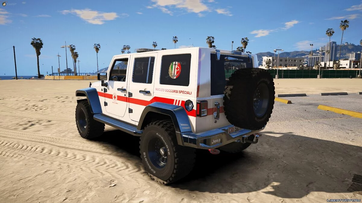 JEEP Wrangler Croce Rossa Italiana [Add-On / Remplacer | ELS] 1.0 / GTA 5