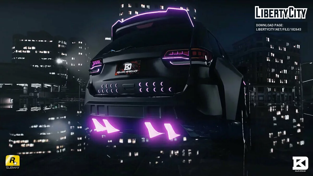 Jeep Trackhawk Animated Lights Edition / GTA 5