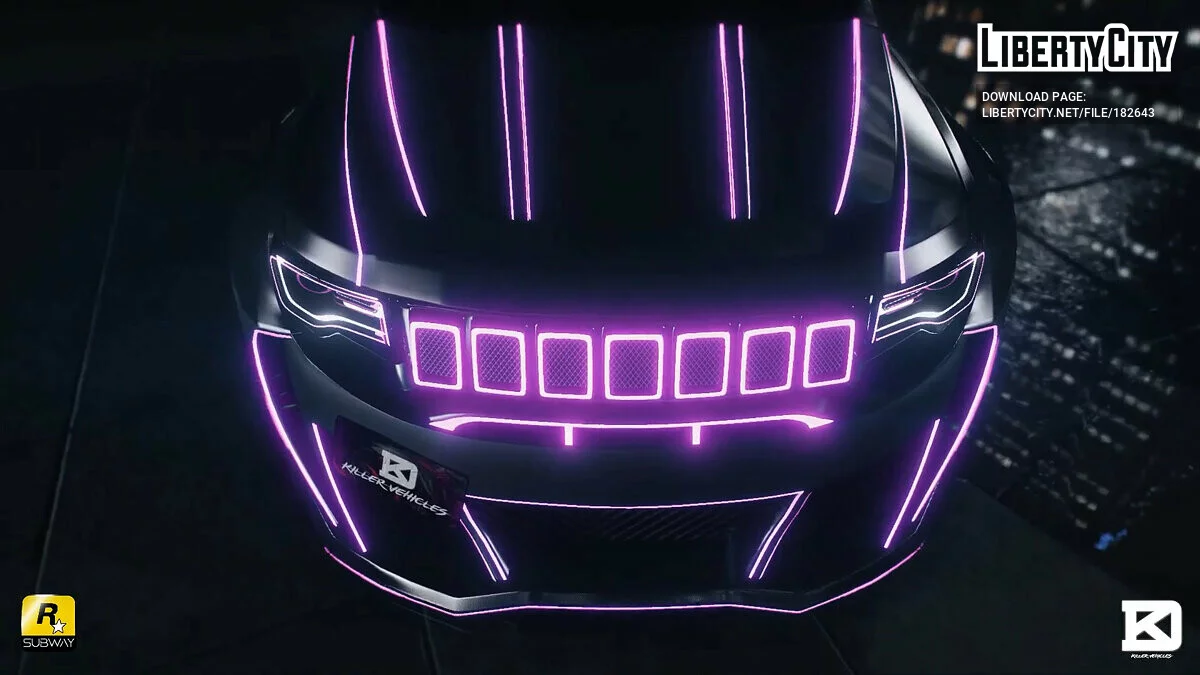 Jeep Trackhawk Animated Lights Edition / GTA 5