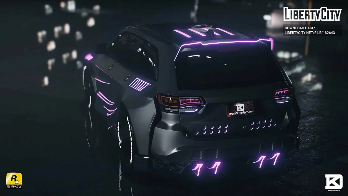 Jeep Trackhawk Animated Lights Edition / GTA 5