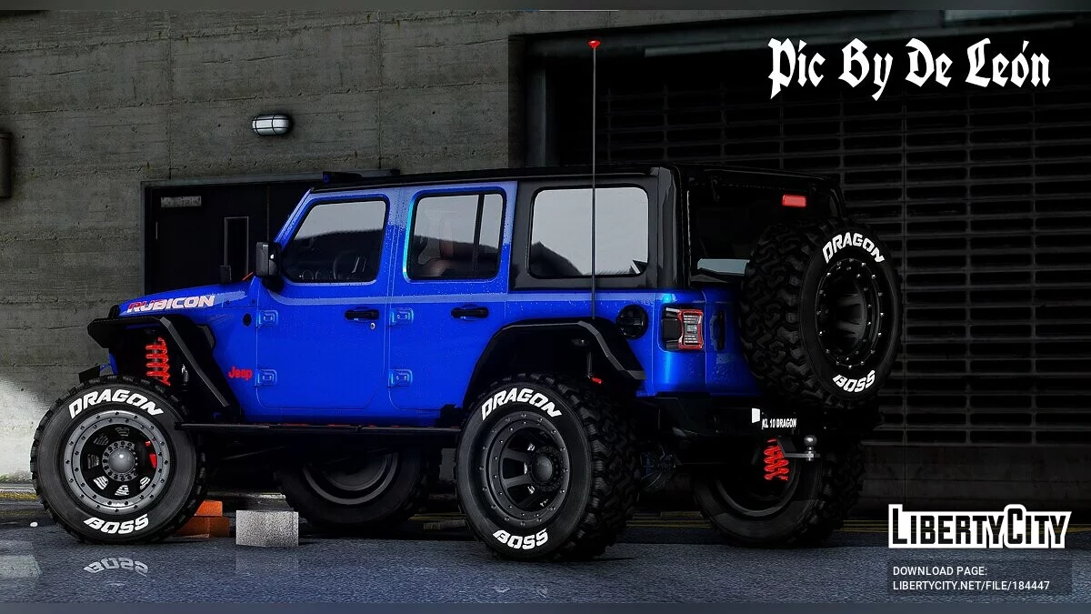 Jeep Wrangler Rubicon Повністю Модифікований / GTA 5